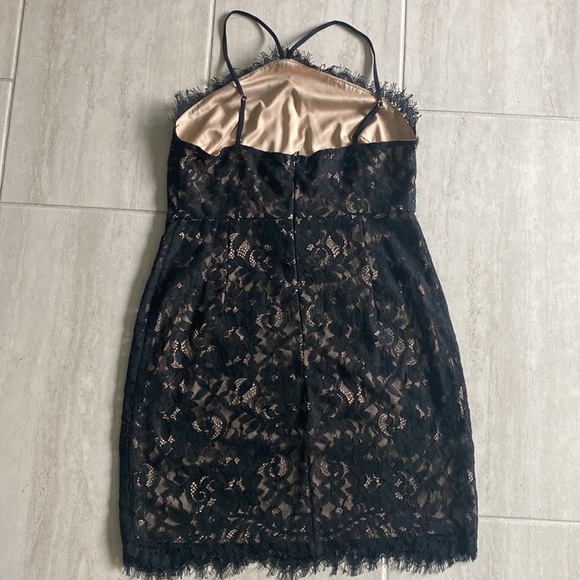 Lulus Black Lace Dress Size Large - Picture 6 of 8